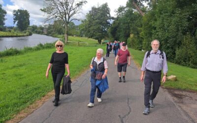 Wanderung der Aktivgruppe an der Wilster Au des Ortsverband Itzehoe