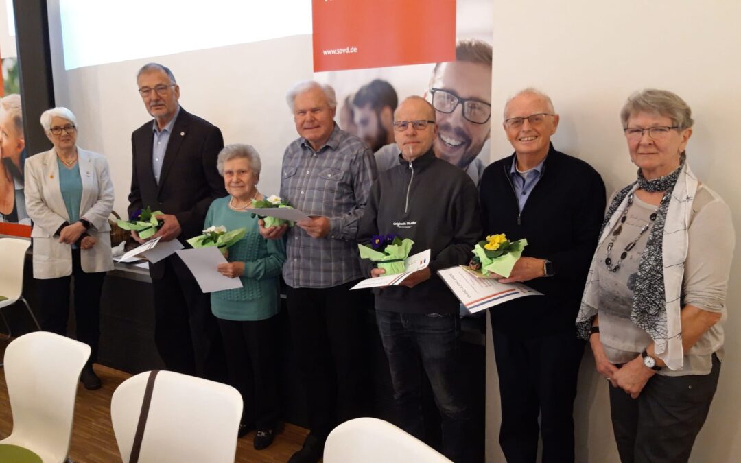 Jahreshauptversammlung des SoVD Hohenaspe 2025, mit Informationen, Rückblick und Wahlen