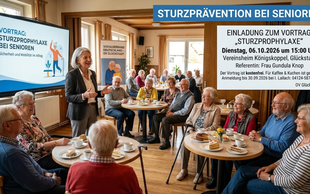 Einladung zum Vortrag über „Sturzprophylaxe“