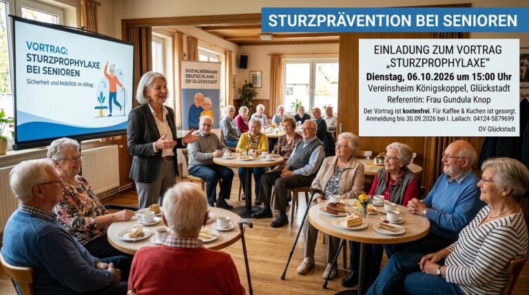 Einladung zum Vortrag über „Sturzprophylaxe“