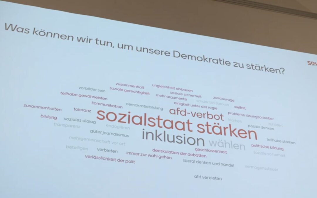 Quo vadis, Demokratie? Eindrücke und Interviews vom Parlamentarischen Abend 2025 des SoVD